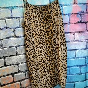 Cheetah spaghetti strap dress
